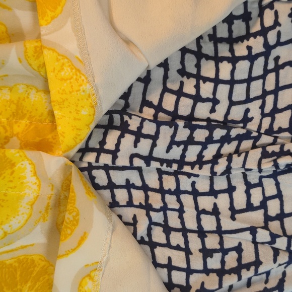 Anthropologie Porridge Lemon Slice Print Swing Top - Picture 9 of 9